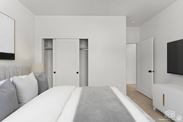 665 E 2015 N Unit 6B, Cedar City, UT 84721 - bedroom with light carpet and a closet