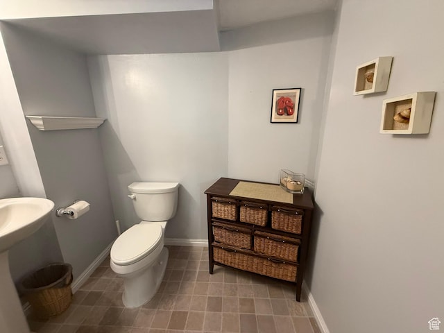 5140 S 2175 W, Roy, UT 84067 - half bath with toilet and tile patterned flooring
