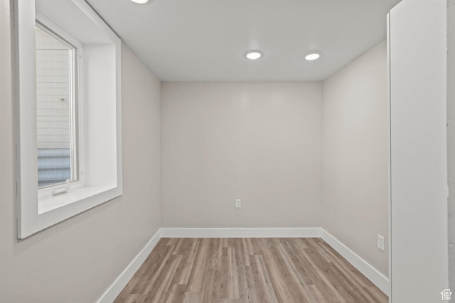 791 W 100 S, Provo, UT 84601 - unfurnished room with light wood-style floors and recessed lighting