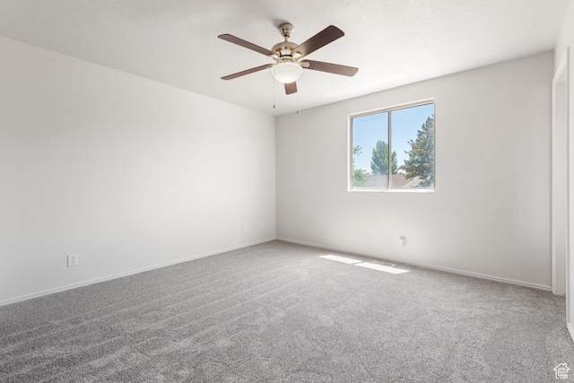 5131 W Parr Dr, West Jordan, UT 84081 - empty room featuring carpet flooring and a ceiling fan