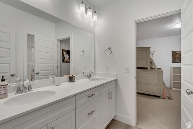 1919 S Sawmill Blvd E, Heber City, UT 84032 - full bath featuring double vanity and baseboards