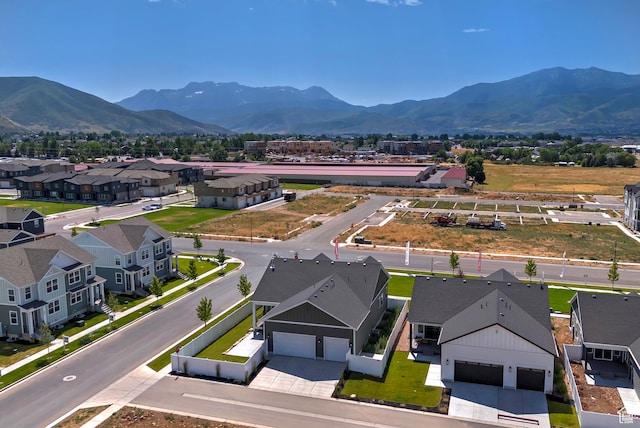 1919 S Sawmill Blvd E, Heber City, UT 84032 - aerial view of residential area with a mountain backdrop