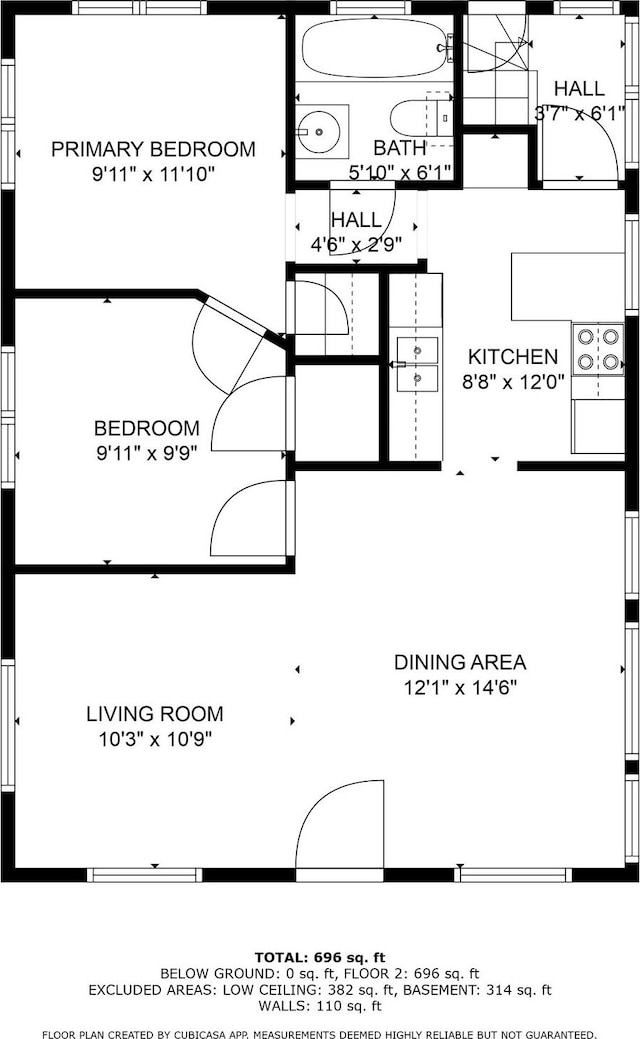 851 E Elm Ave, Salt Lake City, UT 84106 - view of floor plan / room layout