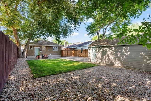 851 E Elm Ave, Salt Lake City, UT 84106 - fenced backyard with a patio and entry steps