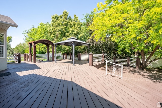 571 E Golden Pheasant Dr, Draper, UT 84020 - deck with a gazebo