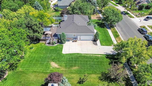 571 E Golden Pheasant Dr, Draper, UT 84020 - view from above of property