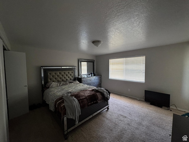 631 W Main St W, Wellington, UT 84542 - bedroom featuring carpet and a textured ceiling