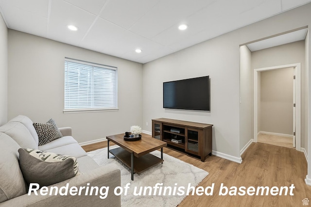 2009 E Beverly Dr S, Holladay, UT 84117 - living area with wood finished floors and recessed lighting