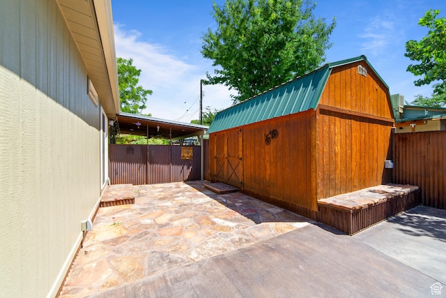 460 E Bowen Cir, Moab, UT 84532 - view of patio / terrace with an outdoor structure