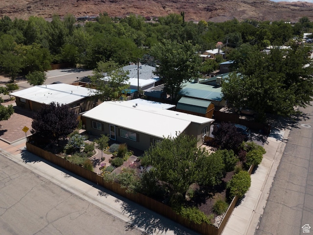 460 E Bowen Cir, Moab, UT 84532 - aerial view of property and surrounding area with mountains