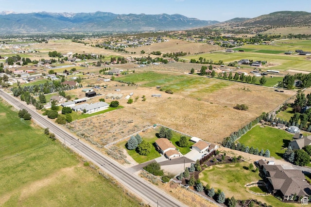 3787 E 1200 S, Heber City, UT 84032 - aerial view of property and surrounding area with a mountain backdrop