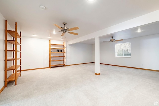 3787 E 1200 S, Heber City, UT 84032 - basement with carpet flooring and a ceiling fan