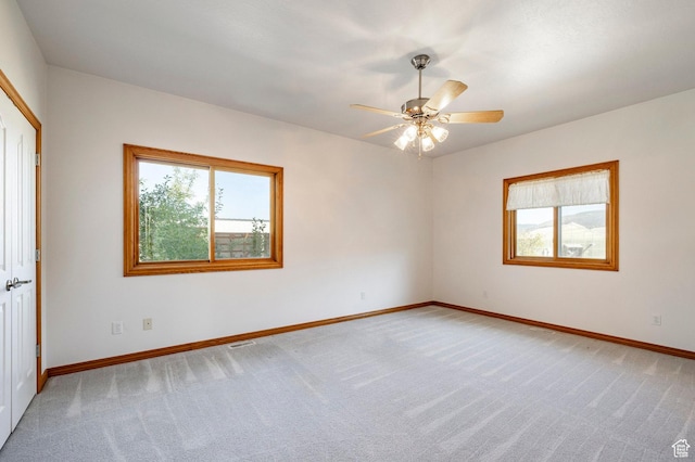 3787 E 1200 S, Heber City, UT 84032 - unfurnished room with light carpet and a ceiling fan