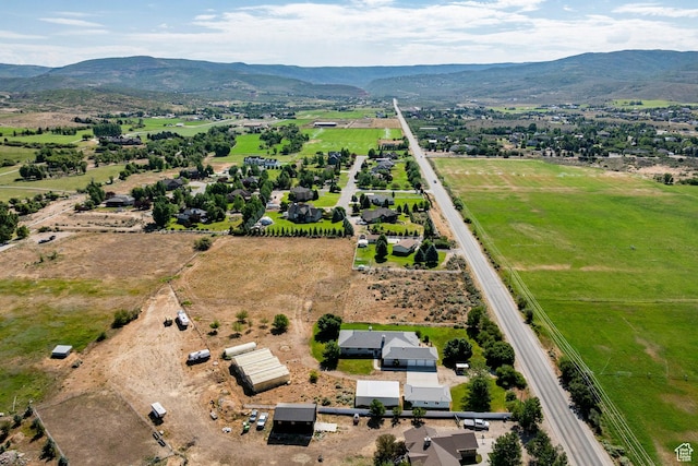 3787 E 1200 S, Heber City, UT 84032 - aerial view of sparsely populated area featuring a mountainous background