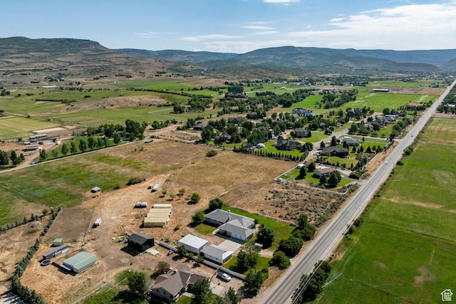 3787 E 1200 S, Heber City, UT 84032 - aerial overview of property's location featuring rural landscape