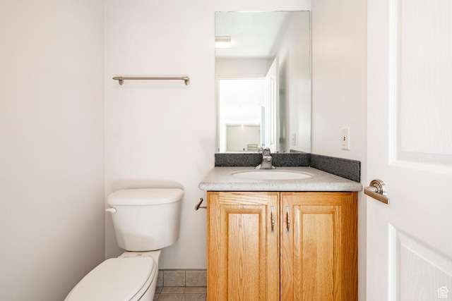 3787 E 1200 S, Heber City, UT 84032 - half bathroom featuring vanity and tile patterned flooring