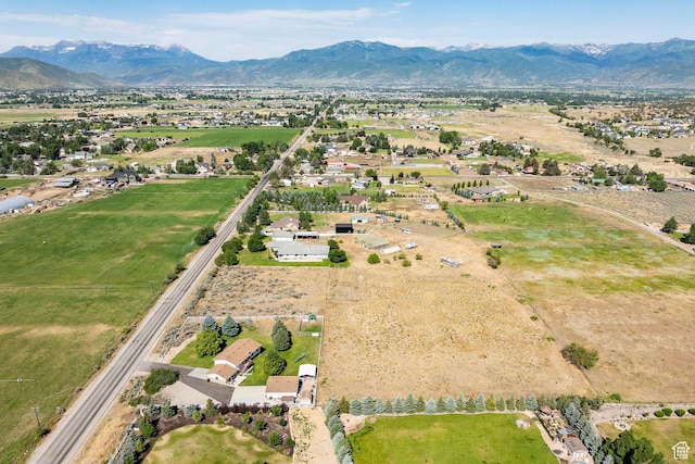 3787 E 1200 S, Heber City, UT 84032 - aerial overview of property's location featuring mountains and rural landscape