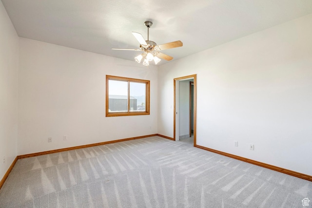 3787 E 1200 S, Heber City, UT 84032 - unfurnished room featuring light colored carpet and a ceiling fan