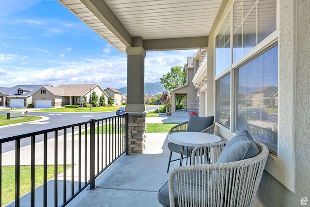 874 W Steeple Chase Dr, Kaysville, UT 84037 - porch featuring a residential view