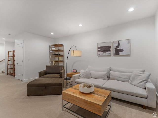 1783 E Bermondsey Ct, Holladay, UT 84117 - living area featuring recessed lighting and light colored carpet