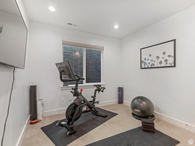 1783 E Bermondsey Ct, Holladay, UT 84117 - exercise room with recessed lighting and light carpet