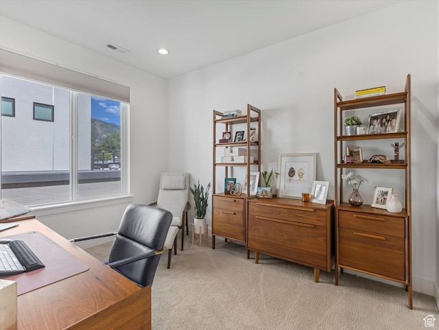 1783 E Bermondsey Ct, Holladay, UT 84117 - office area with light colored carpet and recessed lighting