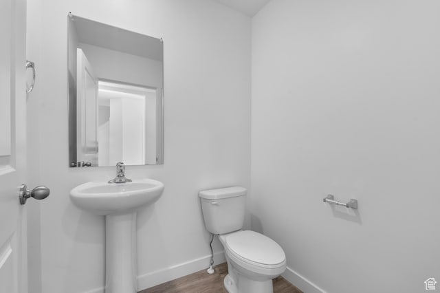 837 N 1860 E Unit 158, Salem, UT 84653 - half bathroom with wood finished floors and toilet