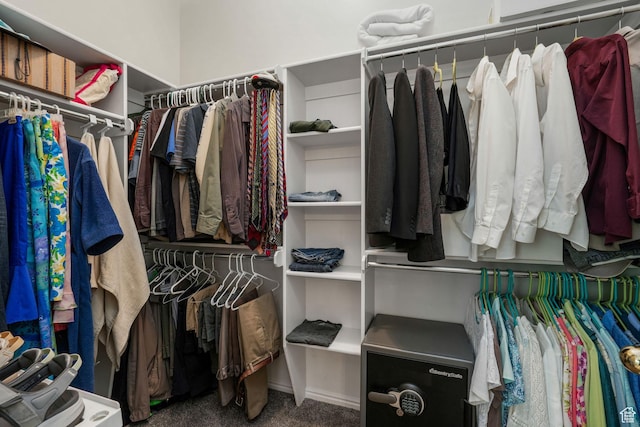 823 Creek Ln, Farmington, UT 84025 - walk in closet featuring carpet