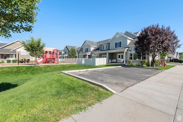7873 S Farm House Ln E, Midvale, UT 84047 - view of front facade with a residential view and uncovered parking