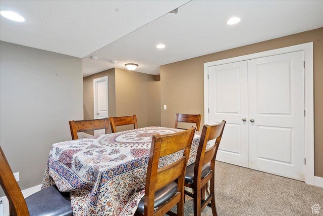 3695 S 3525 W, West Haven, UT 84401 - dining space featuring light carpet and recessed lighting