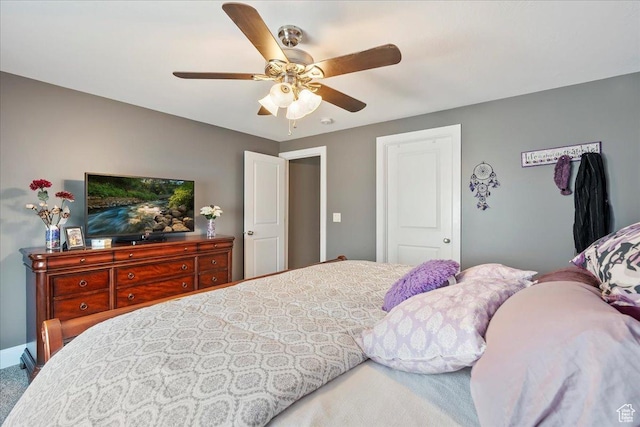 3695 S 3525 W, West Haven, UT 84401 - bedroom featuring ceiling fan and carpet floors