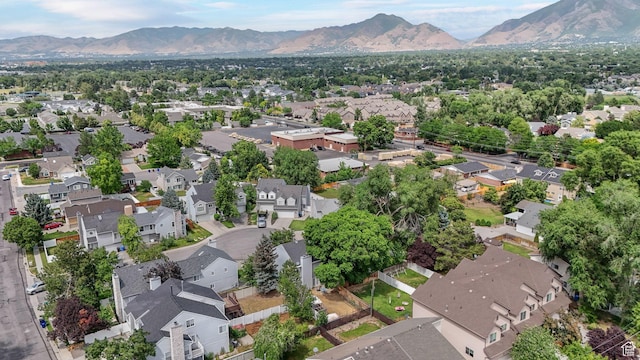 1248 E Freshman Cir, Millcreek, UT 84117 - aerial view of residential area with a mountain backdrop