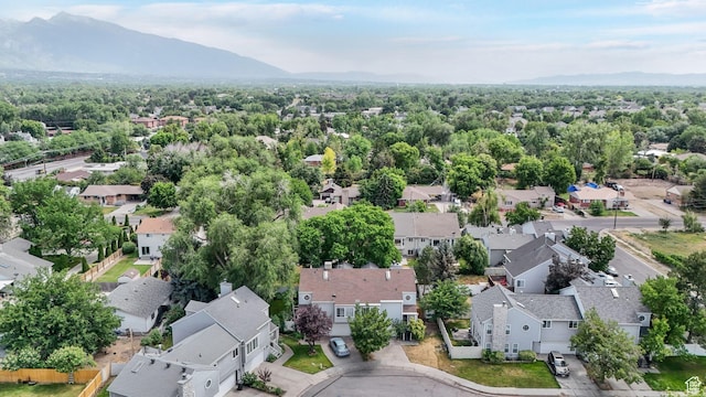 1248 E Freshman Cir, Millcreek, UT 84117 - aerial view of residential area featuring mountains