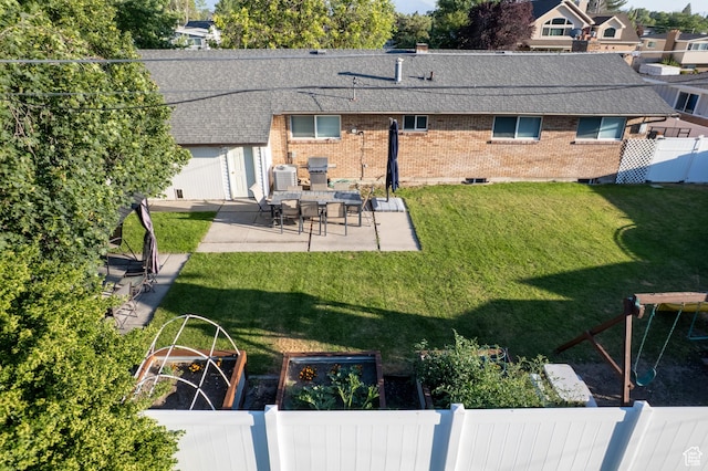 663 E 485 S, Orem, UT 84097 - fenced backyard with a patio area
