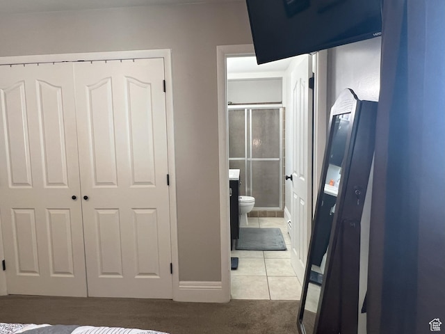 663 E 485 S, Orem, UT 84097 - full bath with an enclosed shower and tile patterned floors