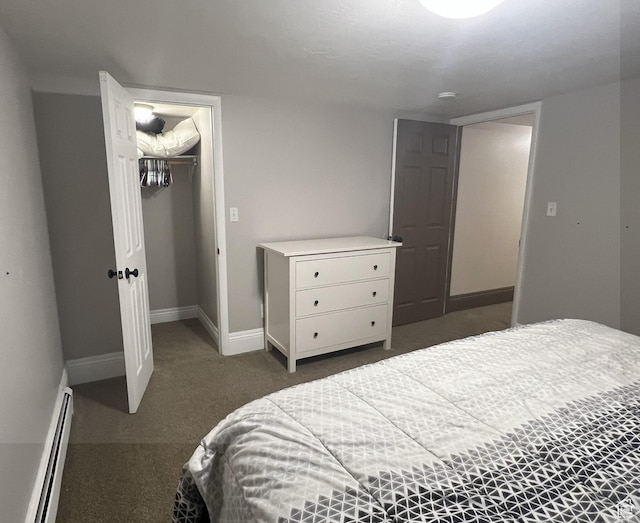 663 E 485 S, Orem, UT 84097 - carpeted bedroom featuring a baseboard radiator and a walk in closet