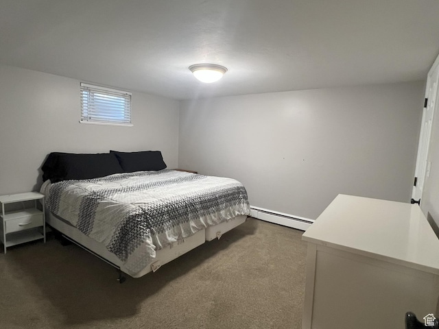 663 E 485 S, Orem, UT 84097 - bedroom with a baseboard heating unit and dark colored carpet