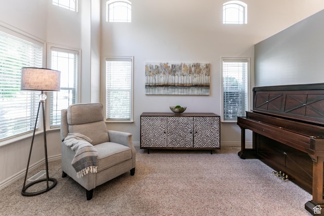 2343 E 1580 S, Spanish Fork, UT 84660 - sitting room with carpet and a high ceiling
