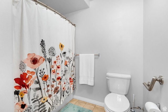 2103 N Aurora Way, Saratoga Springs, UT 84045 - bathroom with tile patterned floors and curtained shower