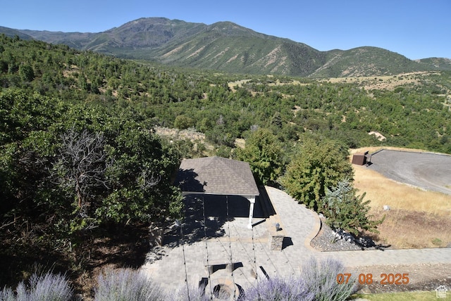 107 W High Sierra Dr, Elk Ridge, UT 84651 - mountain view featuring a forest