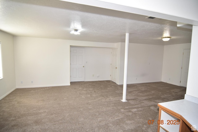 107 W High Sierra Dr, Elk Ridge, UT 84651 - finished basement with carpet flooring and a textured ceiling