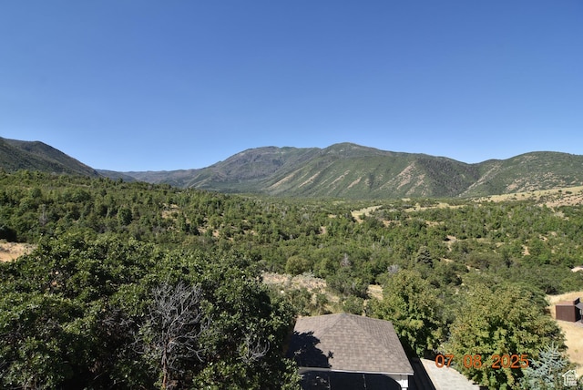107 W High Sierra Dr, Elk Ridge, UT 84651 - view of mountain background featuring a forest