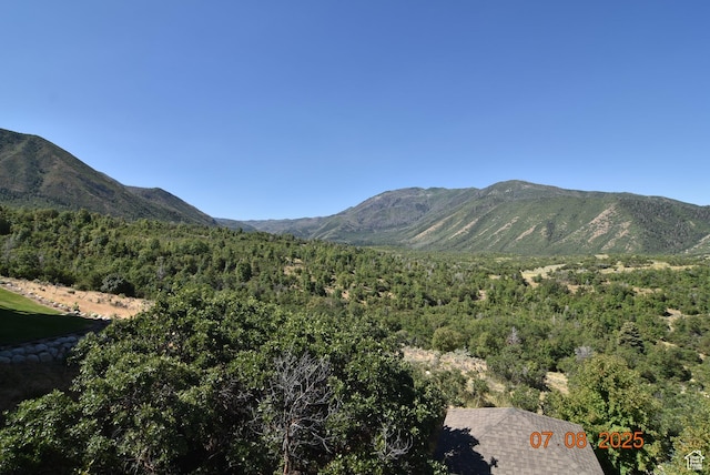 107 W High Sierra Dr, Elk Ridge, UT 84651 - view of mountain background featuring a forest