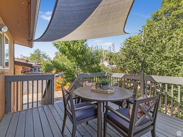 9457 S Poppy Ln, Sandy, UT 84094 - deck featuring outdoor dining space