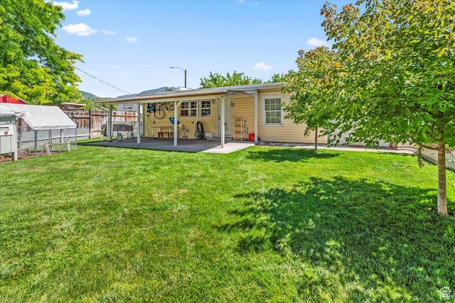 555 E 400 N, Springville, UT 84663 - rear view of house featuring a patio