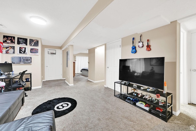 861 E Red Sage Ln, Murray, UT 84107 - living room with carpet and baseboards