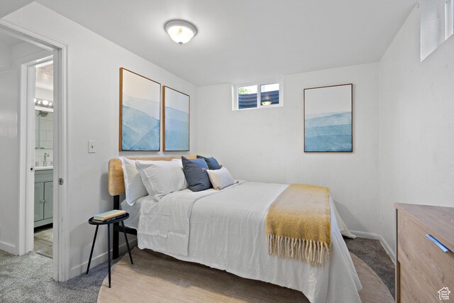 251 E 1500 S, Orem, UT 84058 - carpeted bedroom with baseboards and ensuite bath