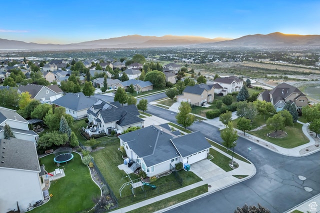 10768 N Fiddlesticks Lot 30, Cedar Hills, UT 84062 - aerial view of residential area featuring a mountainous background