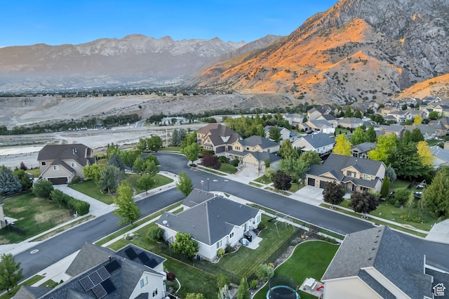 10768 N Fiddlesticks Lot 30, Cedar Hills, UT 84062 - aerial overview of property's location with a mountain backdrop and nearby suburban area