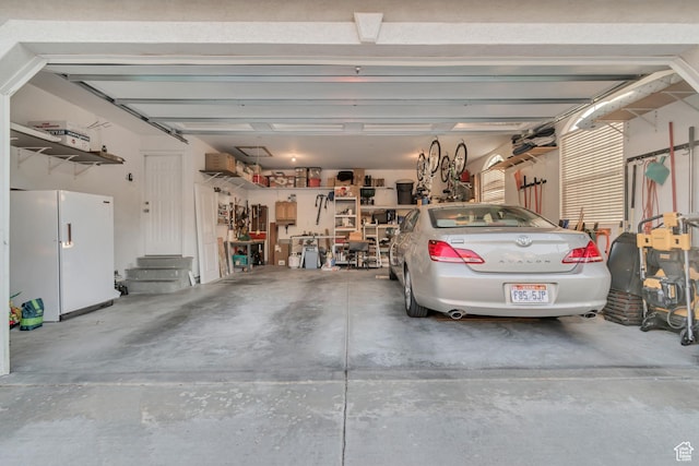 10768 N Fiddlesticks Lot 30, Cedar Hills, UT 84062 - garage featuring freestanding refrigerator